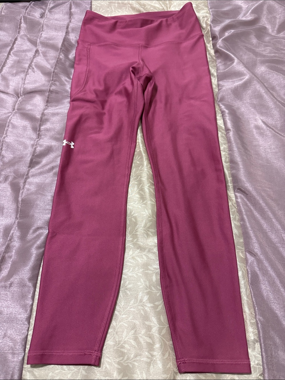 Under Armour Dusty Pink High-Rise Athletic Leggings